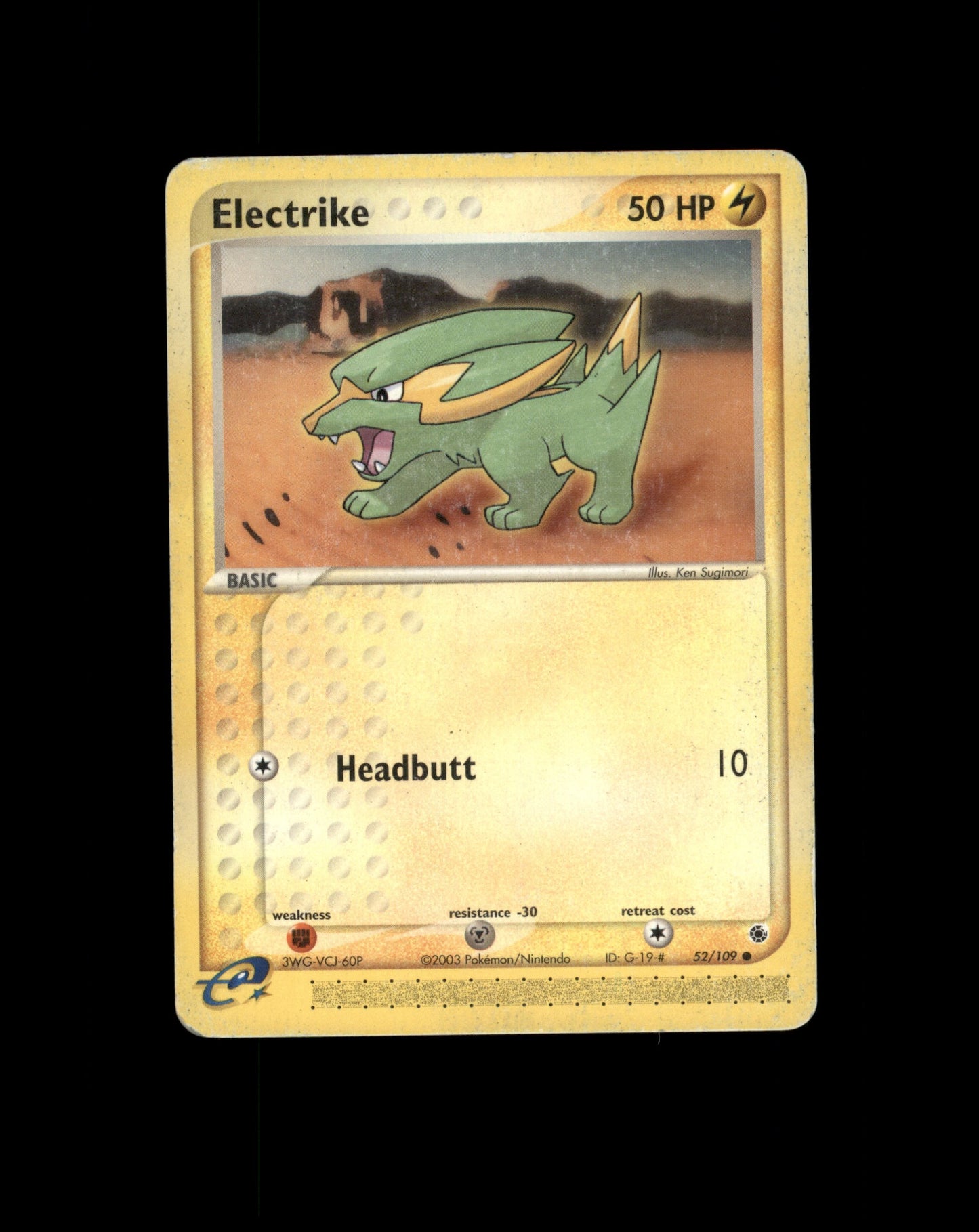 *SE BILDE FOR TILSTAND* Electrike #52 Pokemon Ruby & Sapphire Pokesingles