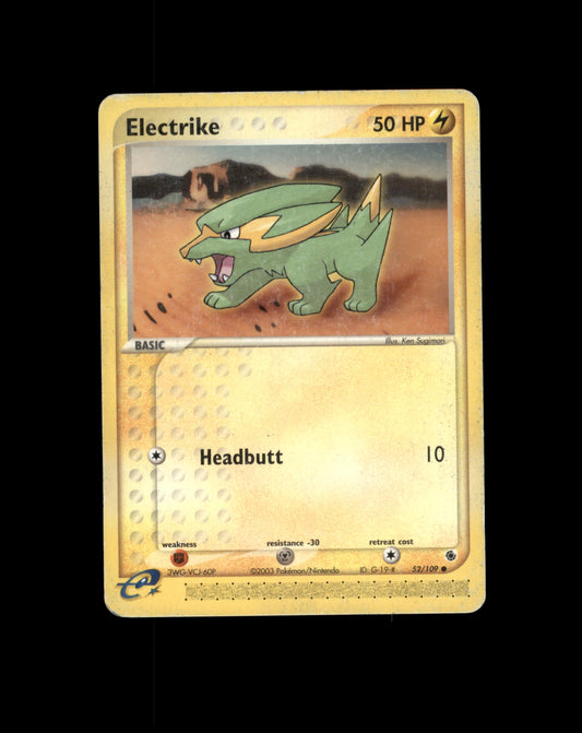 *SE BILDE FOR TILSTAND* Electrike #52 Pokemon Ruby & Sapphire