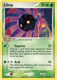 Lileep 52 - Power Keepers Pokesingles