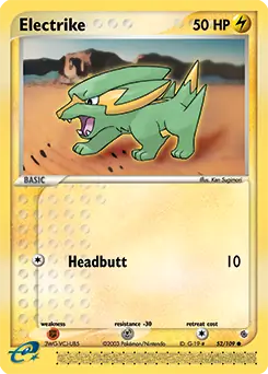 Electrike 52 - Ruby and Sapphire Pokesingles