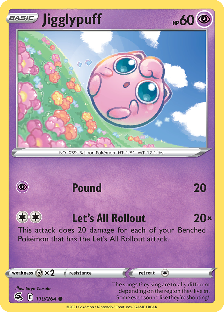 Jigglypuff 110 - Fusion Strike