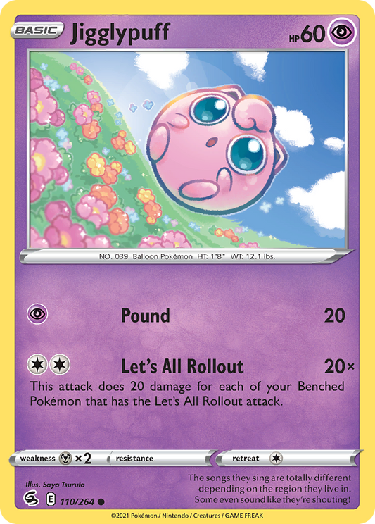 Jigglypuff 110 - Fusion Strike