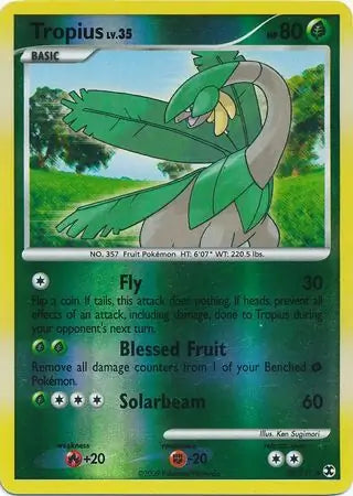 Tropius Reverse Holo 52 - Rising Rivals Pokesingles