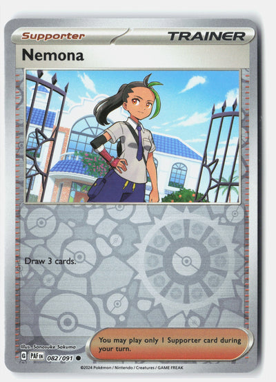 Nemona 082 - SV: Paldean Fates - Reverse Holofoil