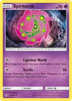 Spiritomb 53 - Ultra Prism Pokesingles
