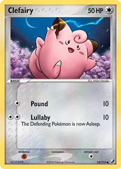 Clefairy 53 - Unseen Forces Pokesingles