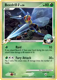 Beedrill G 53 - Arceus Pokesingles