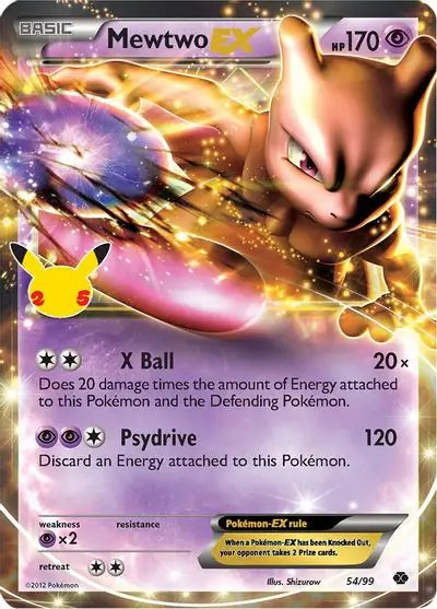 Mewtwo EX 54, Celebrations | Sword & Shield, , 57.00 kr, Pokesingles. Kjøp pokemon kort til lave priser hos oss.