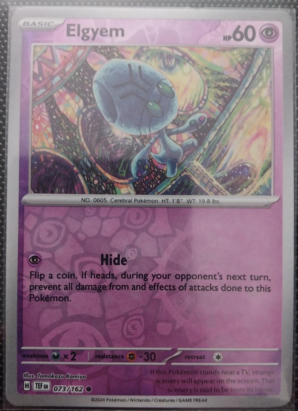 Elgyem 073 (Reverse Holofoil) - SV05: Temporal Forces