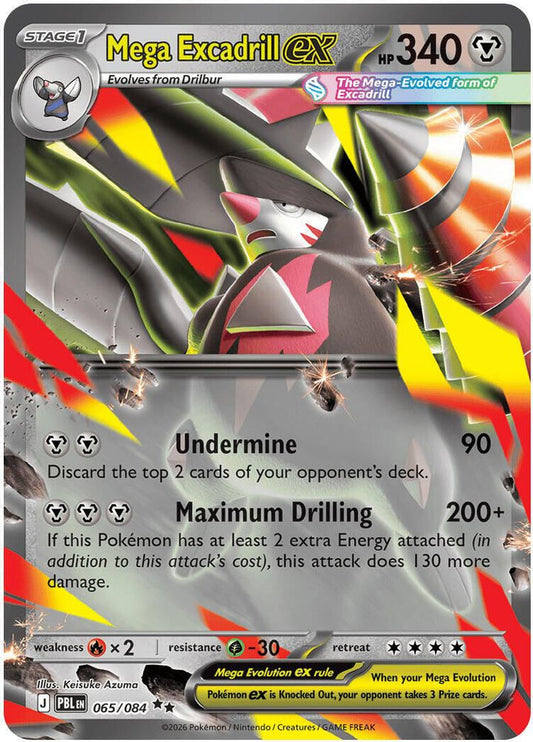 Mega Excadrill ex 065/084 - Pitch Black