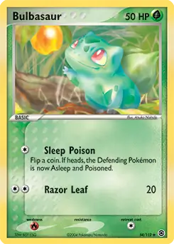 Bulbasaur 54 - Fire Red Leaf Green Pokesingles