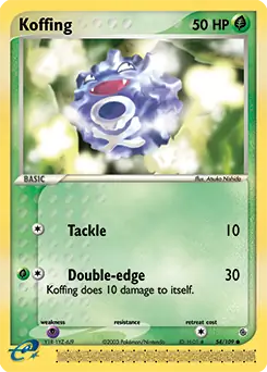 Koffing 54 - Ruby and Sapphire Pokesingles