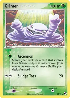 Grimer 54 - Legend Maker Pokesingles