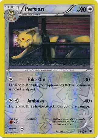 Persian Reverse Holo 54 - Generations Pokesingles