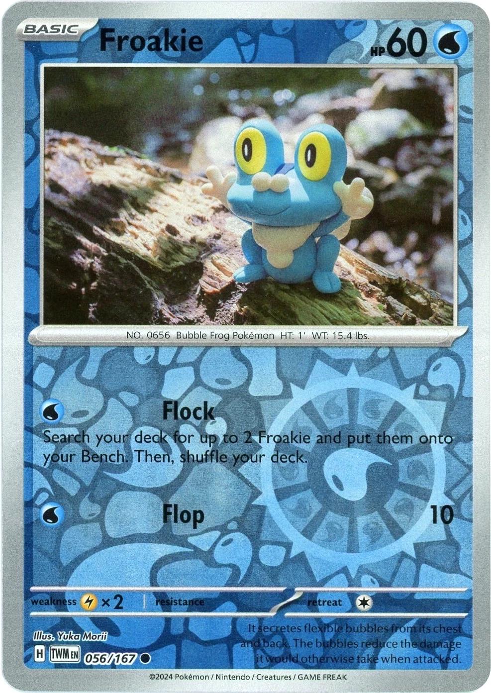Froakie 056 (Reverse Holofoil) - SV06: Twilight Masquerade