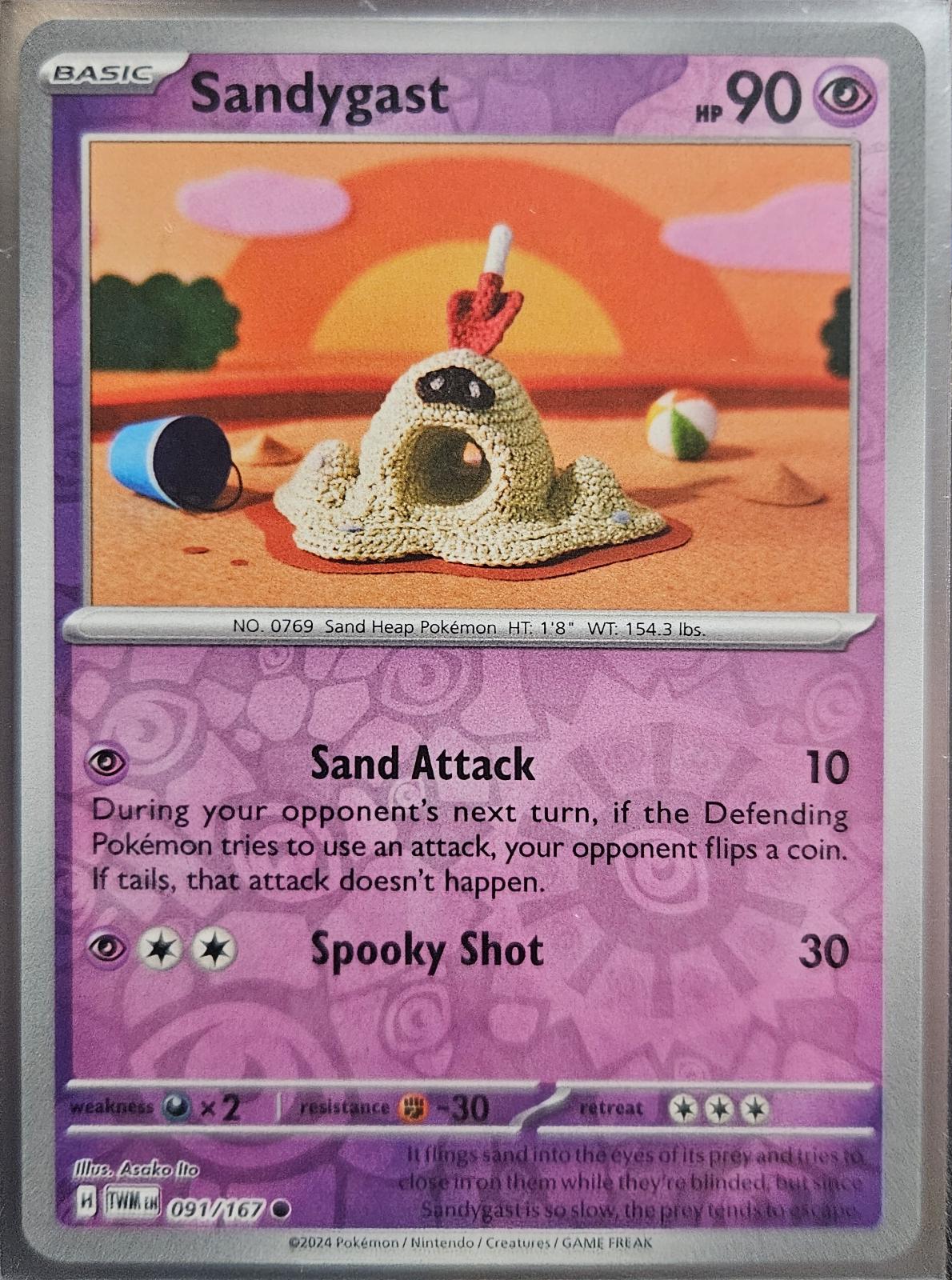 Sandygast 091 (Reverse Holofoil) - SV06: Twilight Masquerade