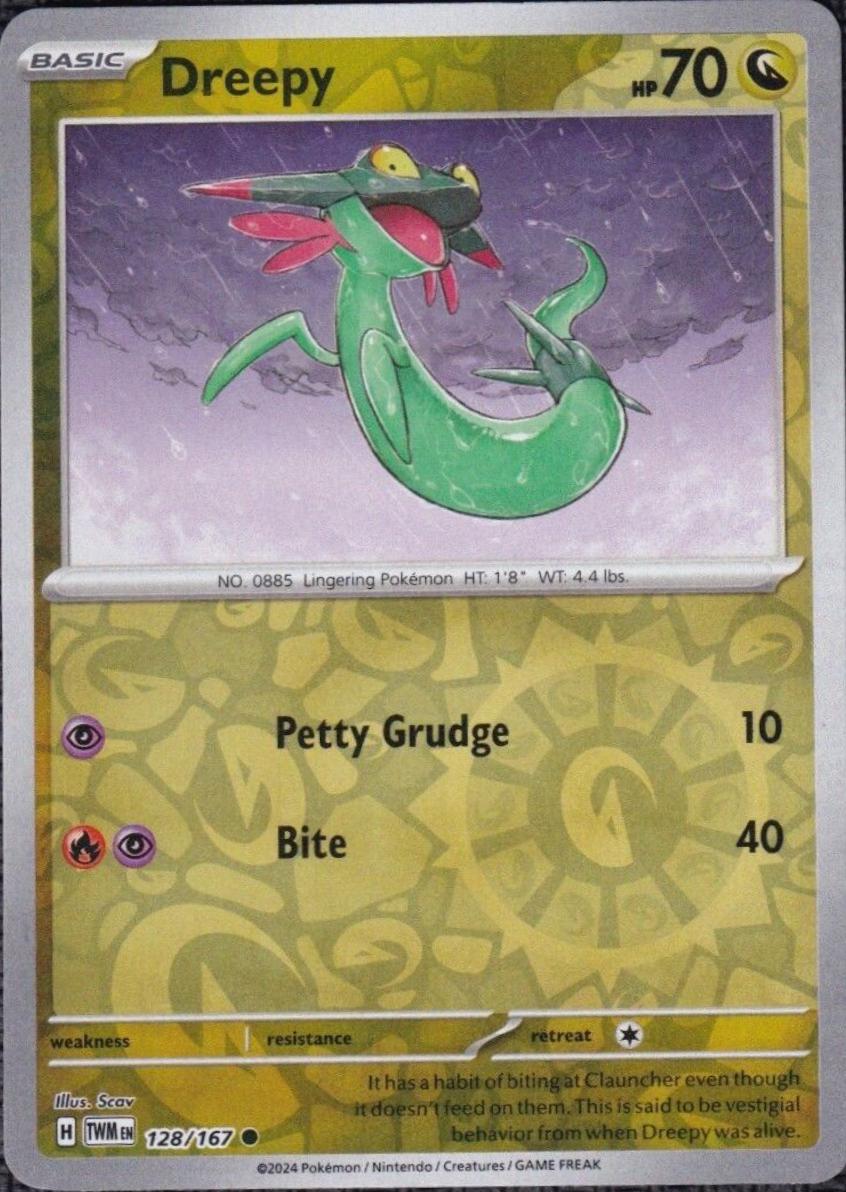 Dreepy 128 - SV06: Twilight Masquerade - Reverse Holofoil