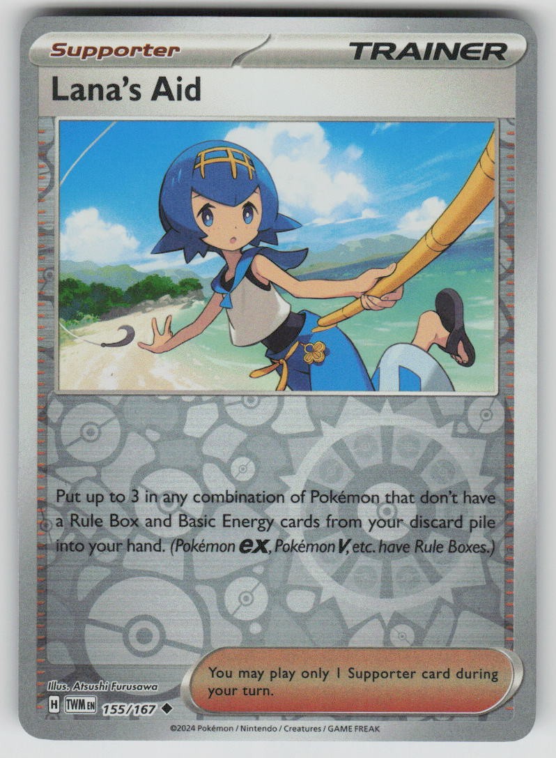 Lana's Aid 155 (Reverse Holofoil) - SV06: Twilight Masquerade