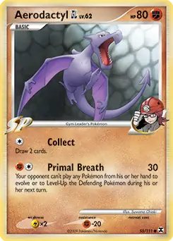 Aerodactyl GL 55 - Rising Rivals Pokesingles
