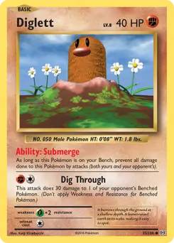 Diglett 55 - Evolutions Pokesingles