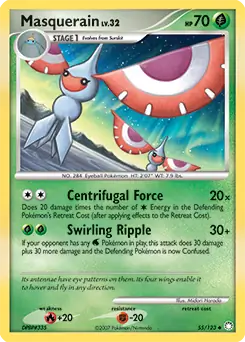 Masquerain 55 - Mysterious Treasures Pokesingles