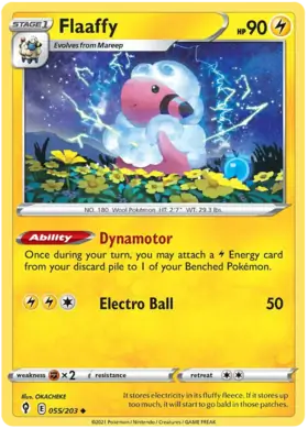 Flaaffy 055, Evolving Skies | Sword & Shield, , 5.00 kr, Pokesingles. Kjøp pokemon kort til lave priser hos oss.