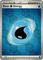 Basic Water Energy Reverse - Shrouded Fable Pokesingles