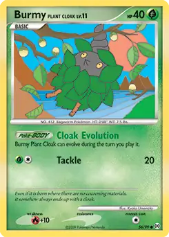 Burmy Plant Cloak 56 - Arceus Pokesingles