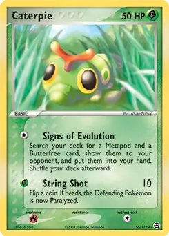 Caterpie 56 - Fire Red Leaf Green Pokesingles