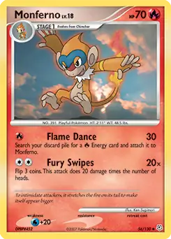 Monferno 56 - Diamond & Pearl Pokesingles