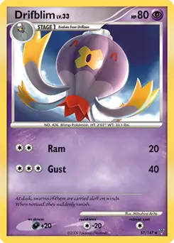 Drifblim 57 - Supreme Victors Pokesingles