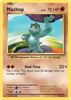 Machop 57 - Evolutions Pokesingles