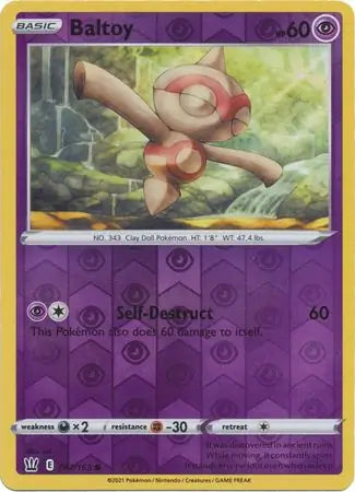 Baltoy Reverse Holo 057 - Battle Styles
