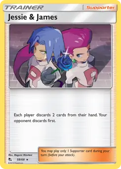 Holo Jessie & James 58, Hidden Fates | Sun & Moon, nonholo, 3.00 kr, Pokesingles. Kjøp pokemon kort til lave priser hos oss.
