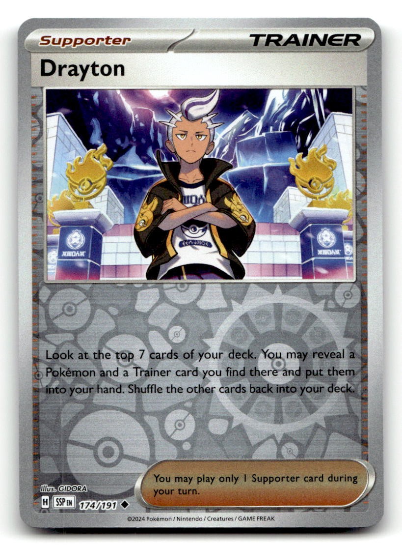 Drayton 174 (Reverse Holofoil) - SV08: Surging Sparks