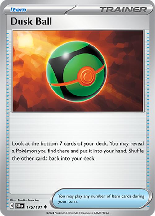 Dusk Ball 175 - SV08: Surging Sparks - Reverse Holofoil