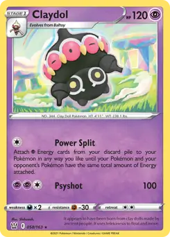 Claydol 058 - Battle Styles
