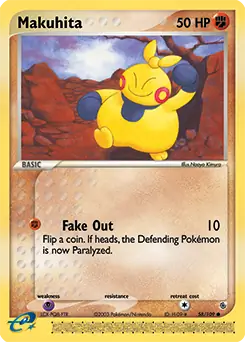 Makuhita 58 - Ruby and Sapphire Pokesingles