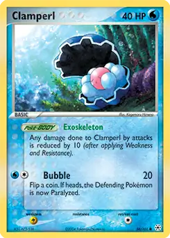 Clamperl 58 - Hidden Legends Pokesingles