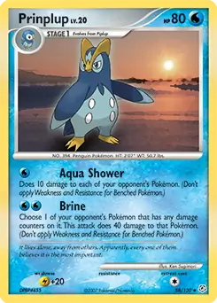Prinplup 58 - Diamond & Pearl Pokesingles