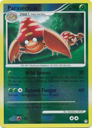 Parasect Reverse Holo 58 - Mysterious Treasures Pokesingles
