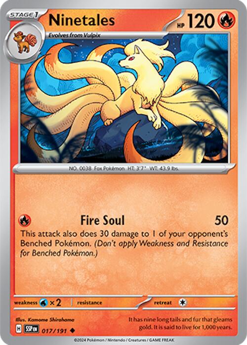 Ninetales 017 (Normal) - SV08: Surging Sparks