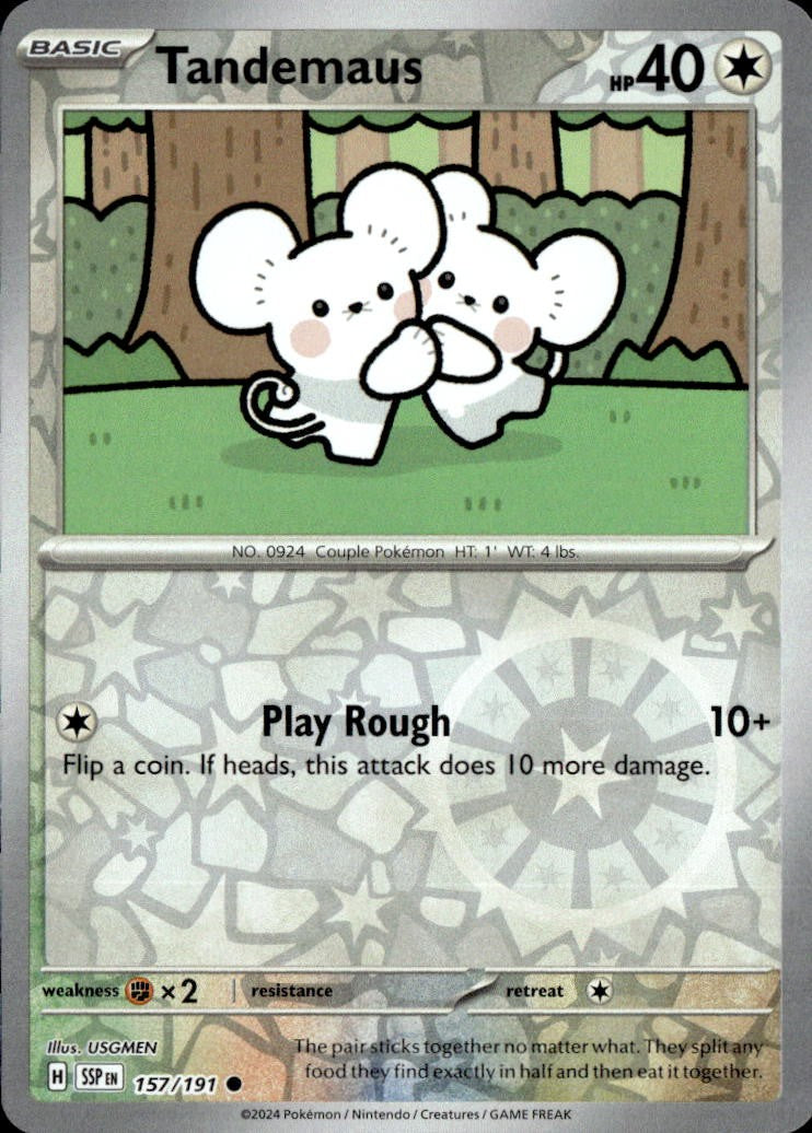Tandemaus 157 - SV08: Surging Sparks - Reverse Holofoil