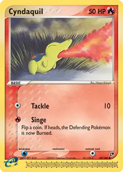 Cyndaquil 59 - Sandstorm Pokesingles