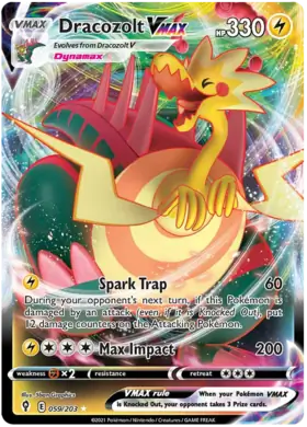 Dracozolt VMAX 059, Evolving Skies | Sword & Shield, , 5.00 kr, Pokesingles. Kjøp pokemon kort til lave priser hos oss.