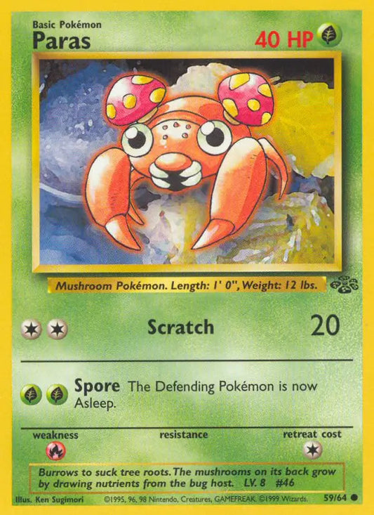 Paras 59 - Jungle Pokesingles