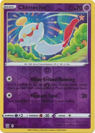 Chimecho Reverse Holo 059 - Battle Styles