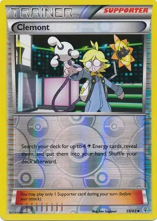 Clemont Reverse Holo 59 - Generations Pokesingles