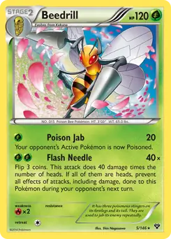 Beedrill 5 - XY Base Pokesingles