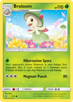 Breloom 5 - Shining Legends Pokesingles